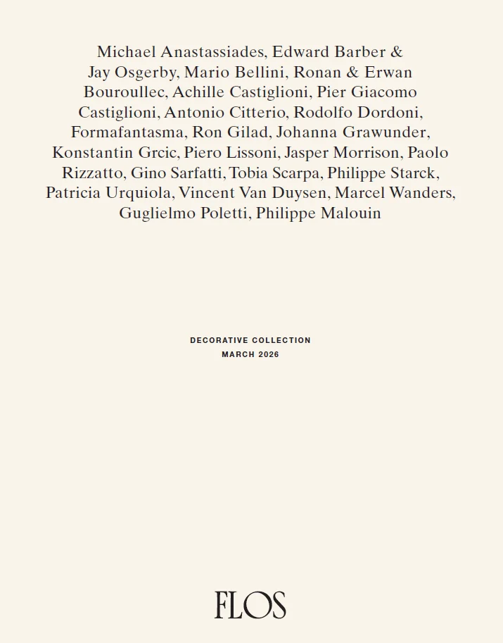 Обложка: FLOS CATALOGO DECO 2026